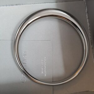 Calvin Klein Silver Logo Jewelry Care Card
